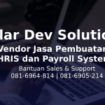 Jasa pembuatan Aplikasi HRIS | Jasa HRIS Payroll Custom